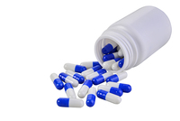 蓝白空心硬胶囊